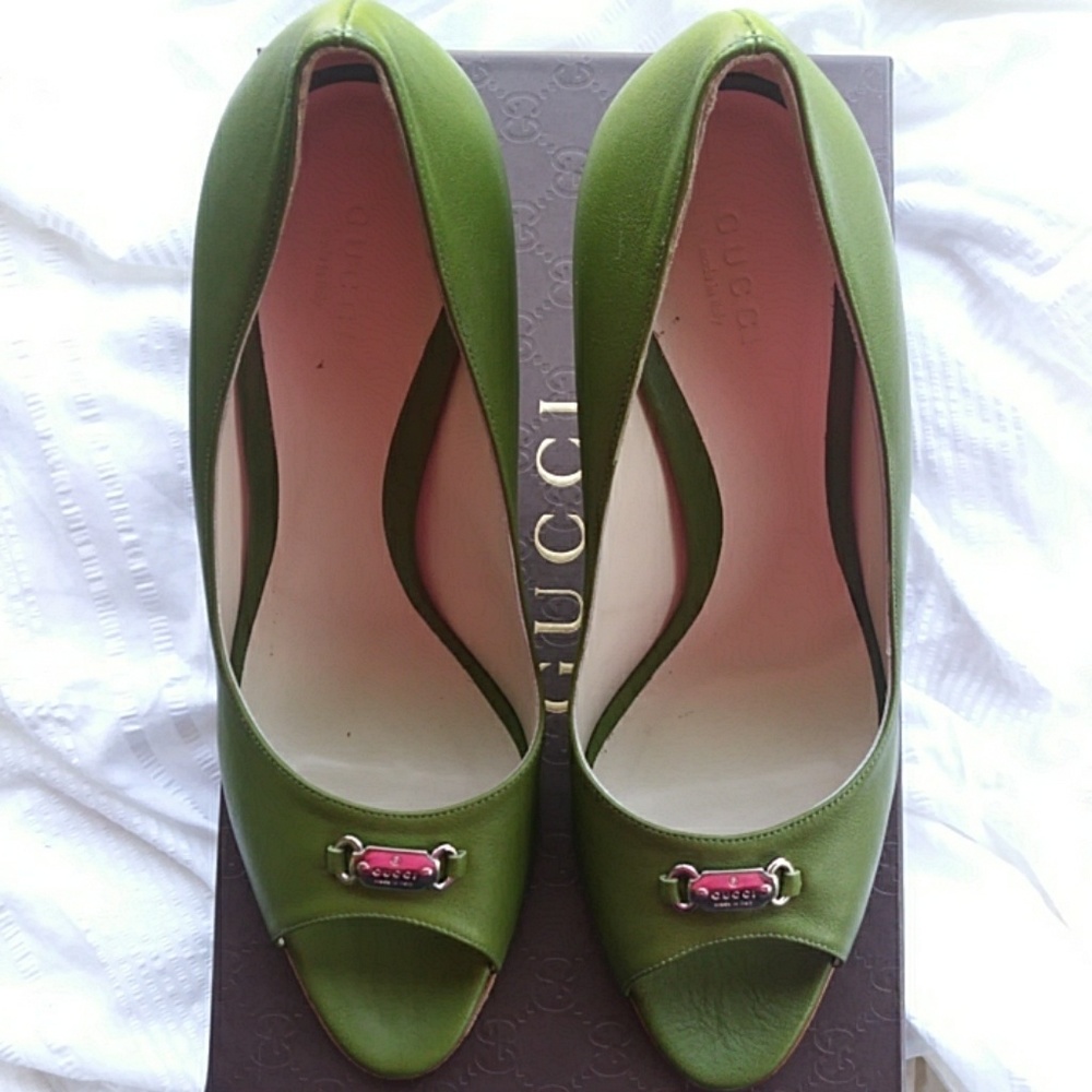 👡Authentic Gucci NWOT Stiletto Heels - Picture 2 of 6
